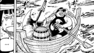 Sentomaru's latest appearance in the One Piece manga (Image via Shueisha)
